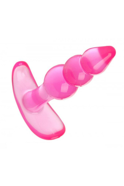 Розовая анальная пробка Bubbles Bumpy Starter - 11 см. Розовая анальная пробка Bubbles Bumpy Starter - 11 см.