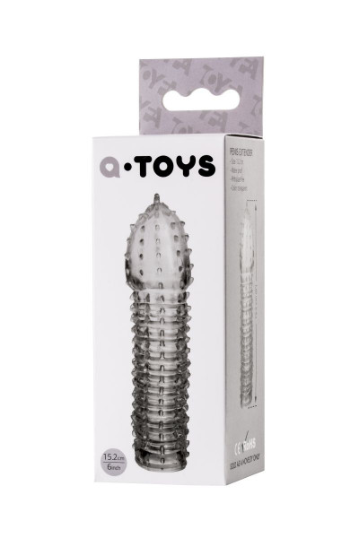 Прозрачная закрытая насадка на пенис TOYFA A-Toys - 15,2 см. Прозрачная закрытая насадка на пенис TOYFA A-Toys - 15,2 см.