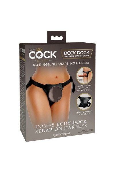 Трусы для фиксации насадок с присоской Comfy Body Dock Strap-On Harness Трусы для фиксации насадок с присоской Comfy Body Dock Strap-On Harness