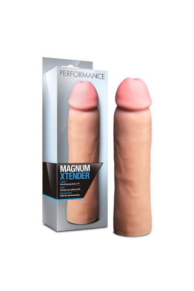 Телесная фаллическая насадка на пенис Magnum Xtender - 23 см. Телесная фаллическая насадка на пенис Magnum Xtender - 23 см.