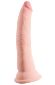 Телесный фаллоимитатор на присоске 7 Triple Density Cock - 21 см.