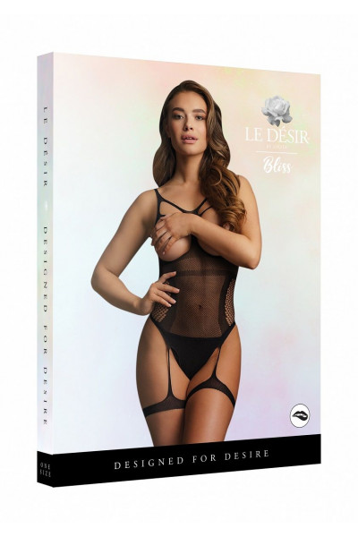 Боди с открытым лифом и гартерами Open-cup Strappy Teddy Боди с открытым лифом и гартерами Open-cup Strappy Teddy