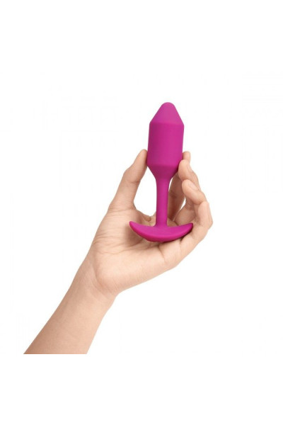 Розовая пробка для ношения с вибрацией Snug Plug 2 - 11,4 см. Розовая пробка для ношения с вибрацией Snug Plug 2 - 11,4 см.