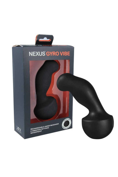 Черный универсальный вибромассажер NEXUS GyroVibe - 15 см. Черный универсальный вибромассажер NEXUS GyroVibe - 15 см.