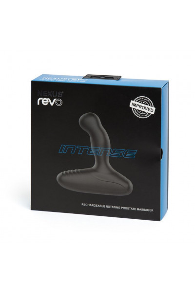 Чёрный массажер простаты NEXUS REVO INTENSE 2.0 с вращающейся головкой Чёрный массажер простаты NEXUS REVO INTENSE 2.0 с вращающейся головкой