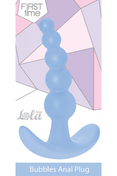 Голубая анальная пробка Bubbles Anal Plug - 11,5 см. Голубая анальная пробка Bubbles Anal Plug - 11,5 см.