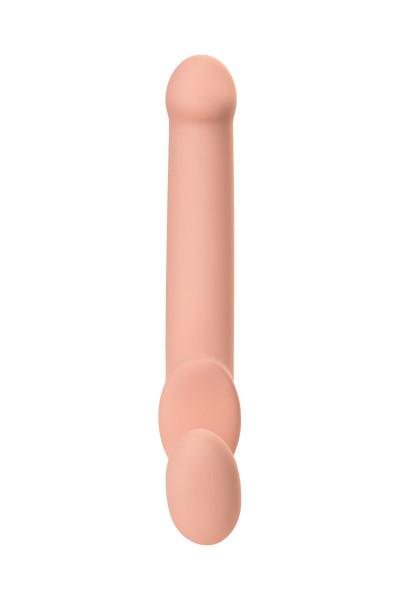 Телесный безремневой страпон Silicone Bendable Strap-On XL Телесный безремневой страпон Silicone Bendable Strap-On XL