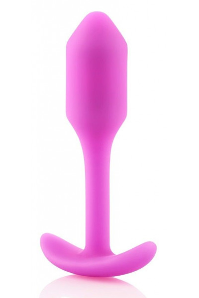 Розовая пробка для ношения B-vibe Snug Plug 1 - 9,4 см. Розовая пробка для ношения B-vibe Snug Plug 1 - 9,4 см.