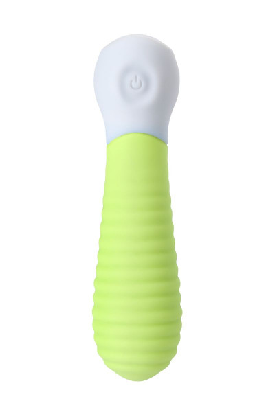 Лаймовый мини-вибратор S-HANDE MINI 2 с ребрами - 11,8 см. Лаймовый мини-вибратор S-HANDE MINI 2 с ребрами - 11,8 см.