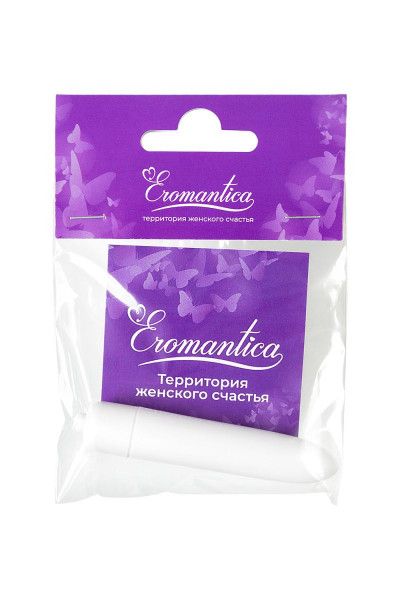 Белая вибропуля Eromantica Shake - 9 см. Белая вибропуля Eromantica Shake - 9 см.