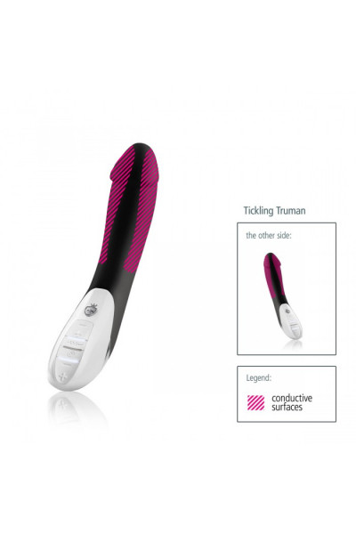 Вибратор с электростимуляцией Tickling Truman - 27 см. Вибратор с электростимуляцией Tickling Truman - 27 см.