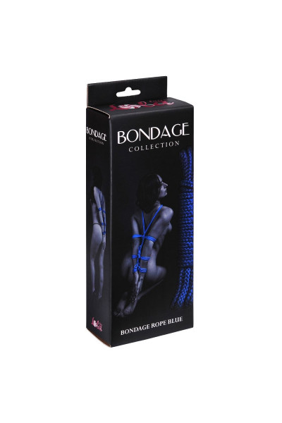 Синяя веревка Bondage Collection Blue - 9 м. Синяя веревка Bondage Collection Blue - 9 м.