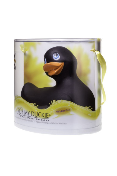 Чёрный вибратор-утенок I Rub My Duckie Чёрный вибратор-утенок I Rub My Duckie