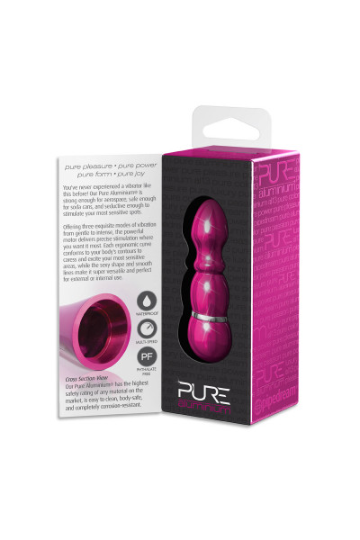 Алюминиевый рельефный вибратор PINK SMALL - 7,5 см. Алюминиевый рельефный вибратор PINK SMALL - 7,5 см.