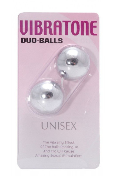 Серебристые шарики VIBRATONE DUO BALLS SILVER BLISTERCARD Серебристые шарики VIBRATONE DUO BALLS SILVER BLISTERCARD