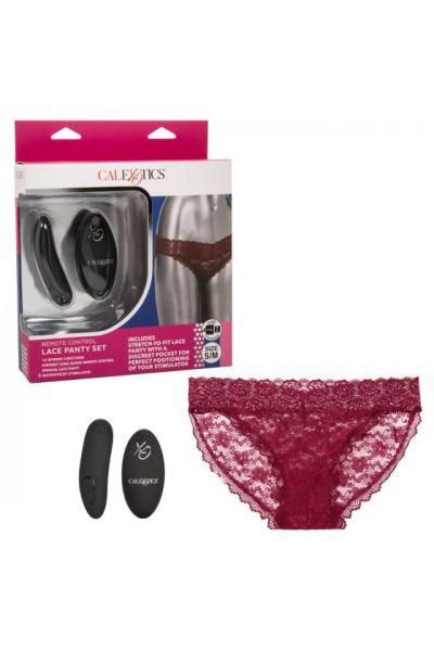 Кружевные трусики с клиторальным вибратором Remote Control Panty Set S/M Кружевные трусики с клиторальным вибратором Remote Control Panty Set S/M