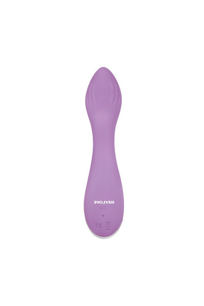 Сиреневый G-стимулятор Lilac G - 14 см.