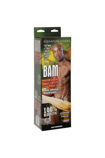 Коричневый фаллоимитатор BAM Huge 13 Realistic Cock - 31 см. Коричневый фаллоимитатор BAM Huge 13 Realistic Cock - 31 см.