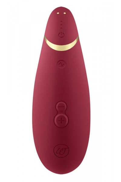 Бордовый клиторальный стимулятор Womanizer Premium 2 Бордовый клиторальный стимулятор Womanizer Premium 2
