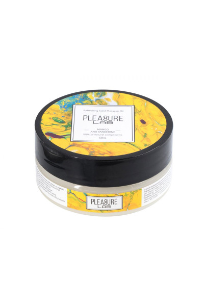 Твердое массажное масло Pleasure Lab Refreshing с ароматом манго и мандарина - 50 мл. Твердое массажное масло Pleasure Lab Refreshing с ароматом манго и мандарина - 50 мл.
