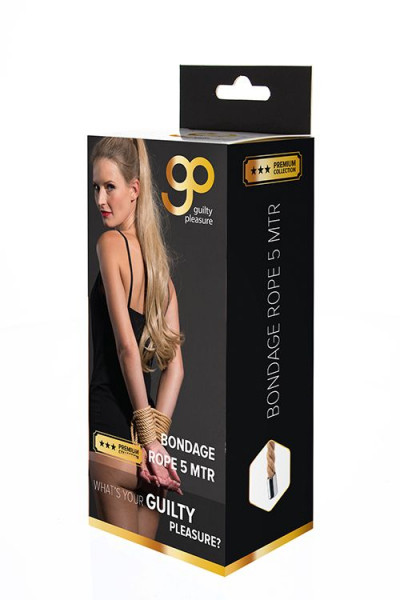 Хлопковая веревка PREMIUM BONDAGE ROPE COTTON - 5 м. Хлопковая веревка PREMIUM BONDAGE ROPE COTTON - 5 м.