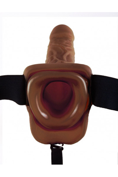 Полый мужской фаллопротез Hollow Strap-On with Balls - 24 см. Полый мужской фаллопротез Hollow Strap-On with Balls - 24 см.