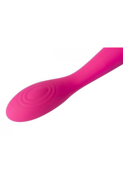 Ярко-розовый G-стимулятор IRIS Clitoral G-spot Vibrator - 18 см. Ярко-розовый G-стимулятор IRIS Clitoral G-spot Vibrator - 18 см.