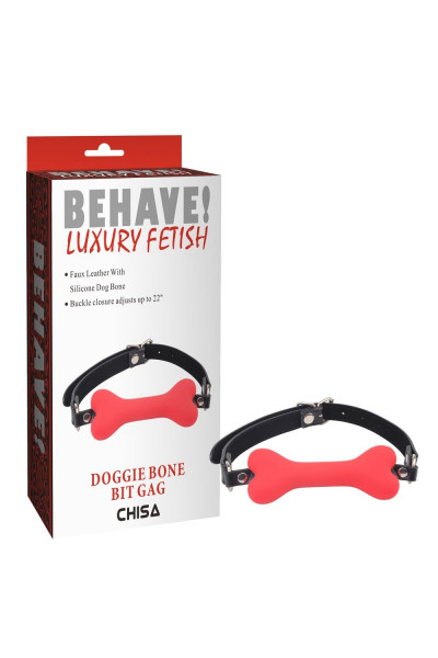 Красный силиконовый кляп-косточка на черном ремешке Doggie Bone Bit Gag Красный силиконовый кляп-косточка на черном ремешке Doggie Bone Bit Gag