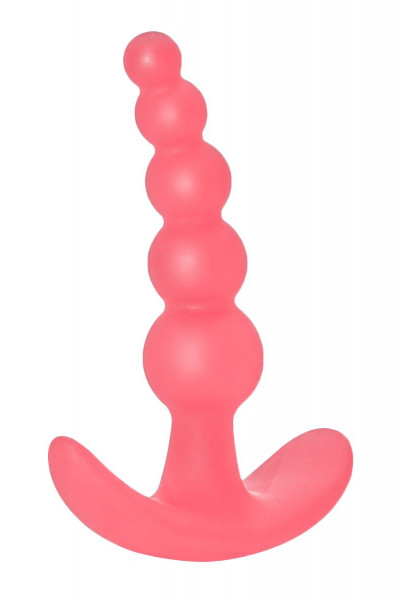 Розовая анальная пробка Bubbles Anal Plug - 11,5 см. Розовая анальная пробка Bubbles Anal Plug - 11,5 см.