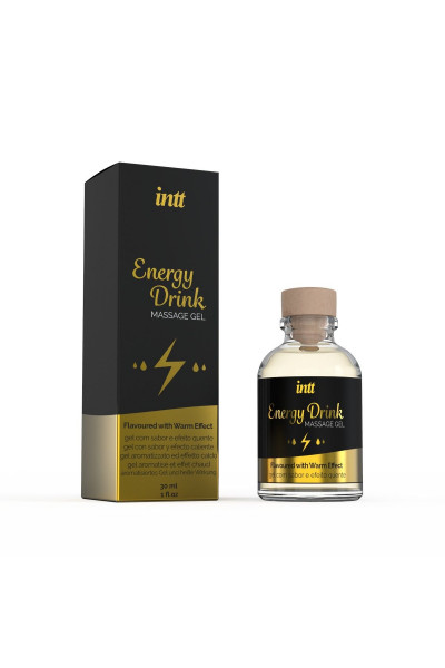 Массажный гель с согревающим эффектом Energy Drink - 30 мл. Массажный гель с согревающим эффектом Energy Drink - 30 мл.