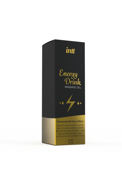 Массажный гель с согревающим эффектом Energy Drink - 30 мл. Массажный гель с согревающим эффектом Energy Drink - 30 мл.
