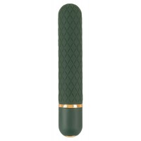 Зеленый мини-вибратор Luxurious Bullet Vibrator - 12,6 см.