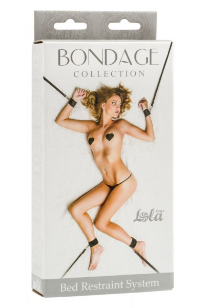 Набор для фиксации на кровати Bondage Collection Bed Restraint System Plus Size Набор для фиксации на кровати Bondage Collection Bed Restraint System Plus Size