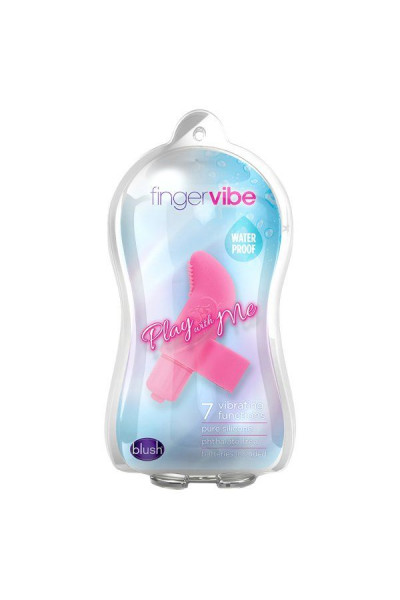 Розовая вибронасадка на палец Finger Vibe Розовая вибронасадка на палец Finger Vibe