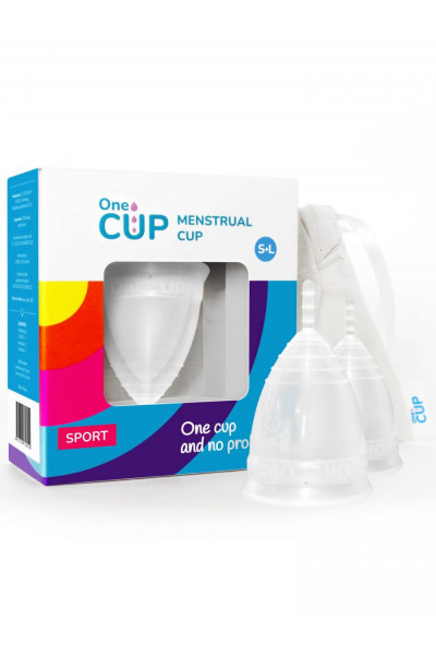 Набор из 2 менструальных чаш OneCUP Sport Набор из 2 менструальных чаш OneCUP Sport