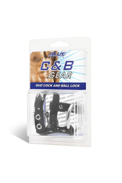 Утяжка на пенис на замочке Duo Cock And Ball Lock Утяжка на пенис на замочке Duo Cock And Ball Lock