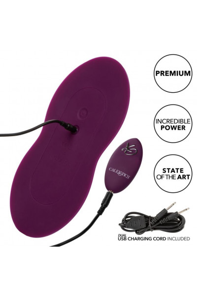 Сливовый вибратор на стул Remote Control Dual Rider с пультом ДУ Сливовый вибратор на стул Remote Control Dual Rider с пультом ДУ