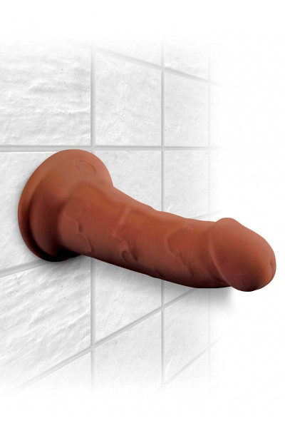Коричневый фаллоимитатор на присоске 6 Triple Density Cock - 18,4 см. Коричневый фаллоимитатор на присоске 6 Triple Density Cock - 18,4 см.