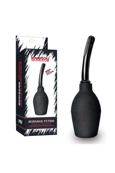 Черный анальный душ Bondage Fetish Deluxe Douche Черный анальный душ Bondage Fetish Deluxe Douche