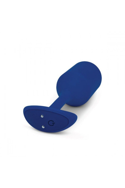 Синяя пробка для ношения с вибрацией Snug Plug 4 - 14 см. Синяя пробка для ношения с вибрацией Snug Plug 4 - 14 см.