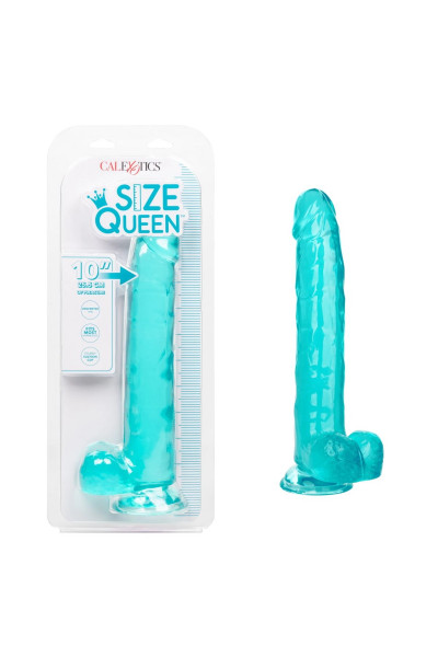Аквамариновый фаллоимитатор-гигант Size Queen 10 - 30,5 см. Аквамариновый фаллоимитатор-гигант Size Queen 10 - 30,5 см.