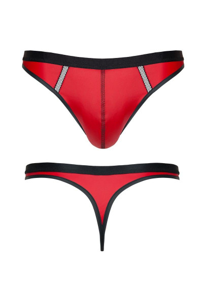 Мужские трусы-стринги с контрастными швами Мужские трусы-стринги с контрастными швами