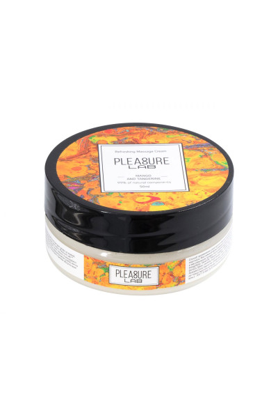 Массажный крем Pleasure Lab Refreshing с ароматом манго и мандарина - 50 мл. Массажный крем Pleasure Lab Refreshing с ароматом манго и мандарина - 50 мл.