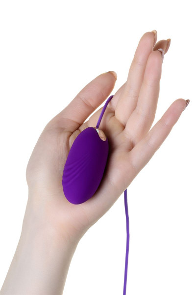Фиолетовое виброяйцо с пультом управления A-Toys Cony, работающее от USB Фиолетовое виброяйцо с пультом управления A-Toys Cony, работающее от USB