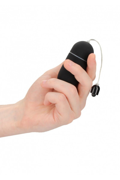 Черное гладкое виброяйцо Vibrating Egg - 8 см. Черное гладкое виброяйцо Vibrating Egg - 8 см.