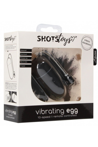 Черное гладкое виброяйцо Vibrating Egg - 8 см. Черное гладкое виброяйцо Vibrating Egg - 8 см.