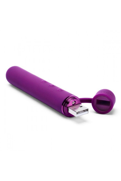 Фиолетовый мини-вибратор Le Wand Baton с текстурированной насадкой - 11,9 см. Фиолетовый мини-вибратор Le Wand Baton с текстурированной насадкой - 11,9 см.