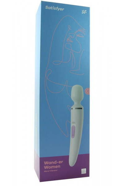 Белый вибратор Satisfyer Wand-er Woman Белый вибратор Satisfyer Wand-er Woman