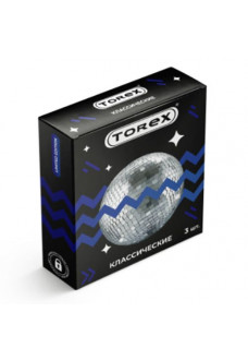 Гладкие презервативы Torex Party Классические - 3 шт.