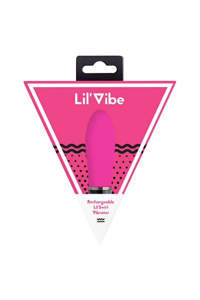 Розовый силиконовый мини-вибратор Lil Swirl - 10 см. Розовый силиконовый мини-вибратор Lil Swirl - 10 см.